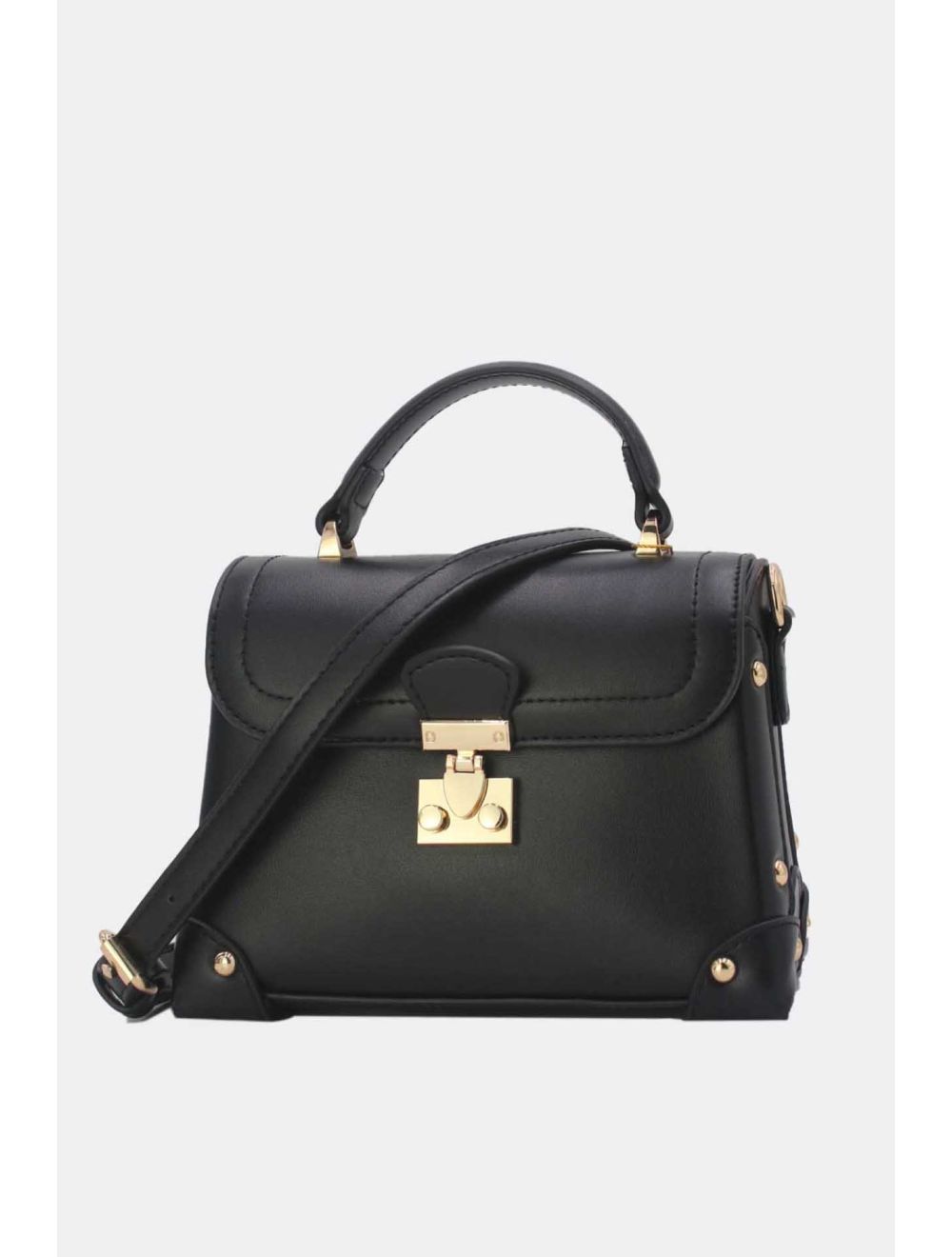 Tom&eva Petit Sac à Main Clouté 24P-6066-Noir