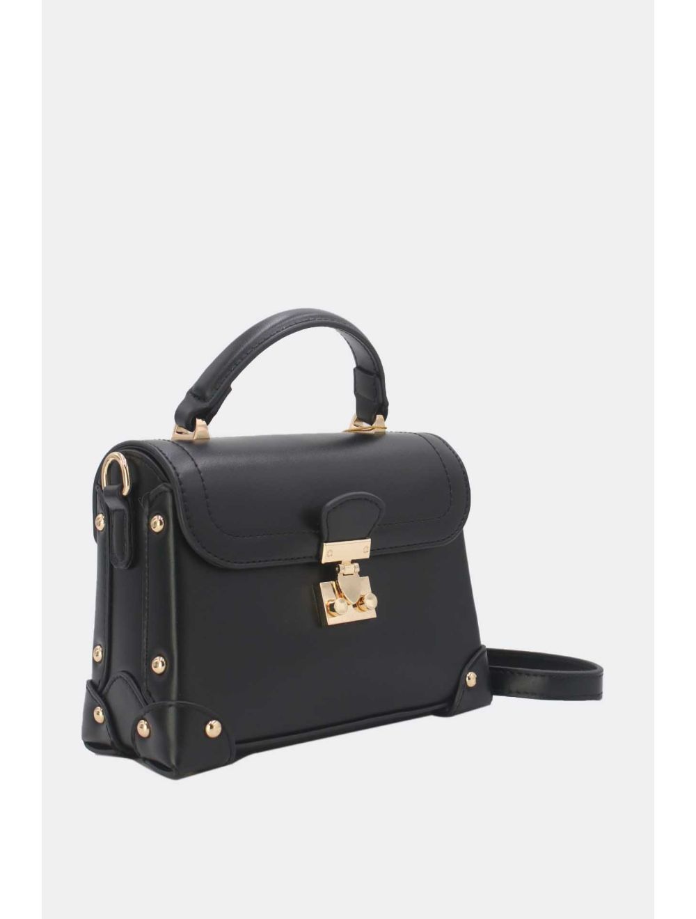 Tom&eva Petit Sac à Main Clouté 24P-6066-Noir