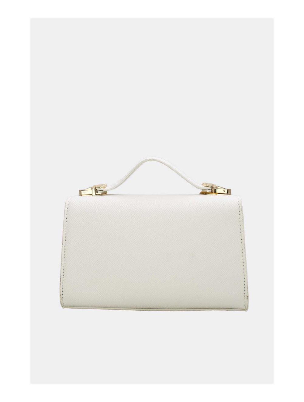 Tom&eva Petit Sac à Main Orné Lock 24P-5953-Blanc