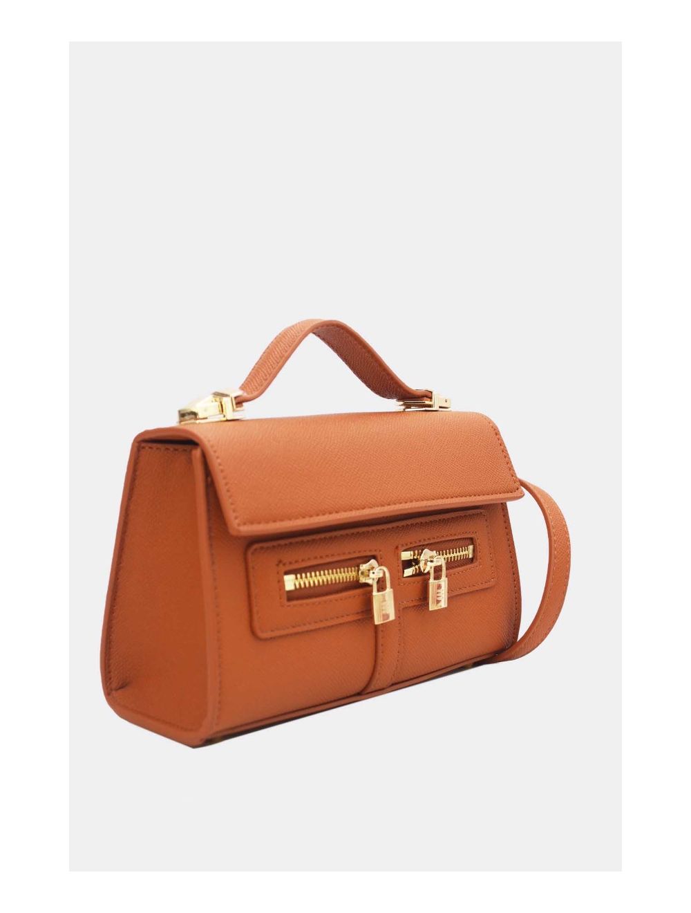 Tom&eva Petit Sac à Main Orné Lock 24P-5953-Brown