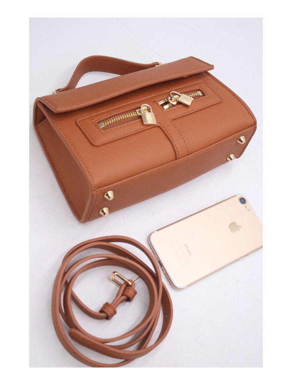 Tom&eva Petit Sac à Main Orné Lock 24P-5953-Brown