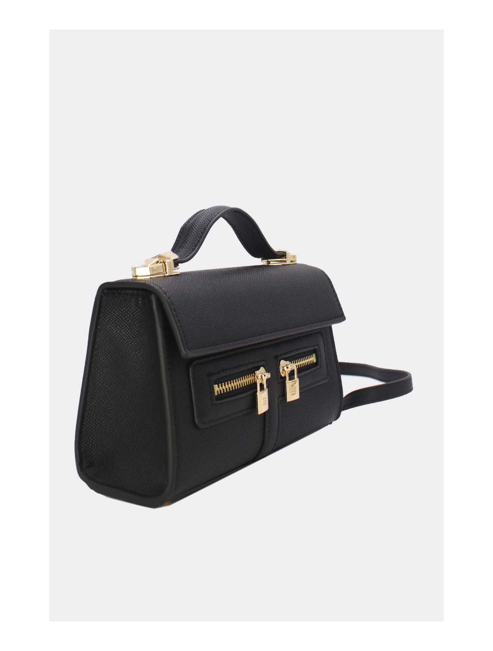 tom&eva Petit Sac à Main Orné Lock 24P-5953-Noir