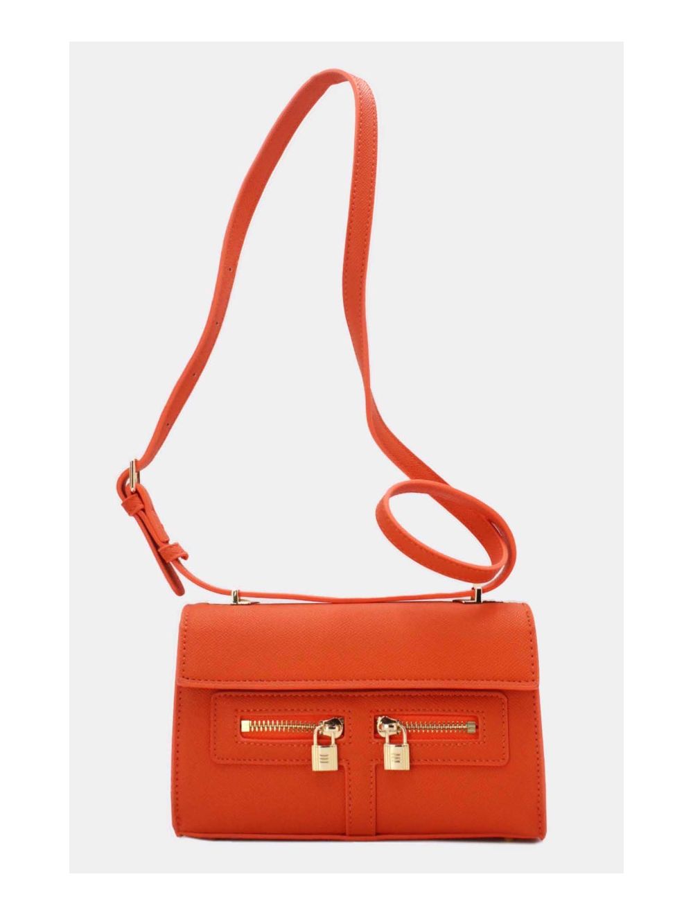tom&eva Petit Sac à Main Orné Lock 24P-5953-Orange