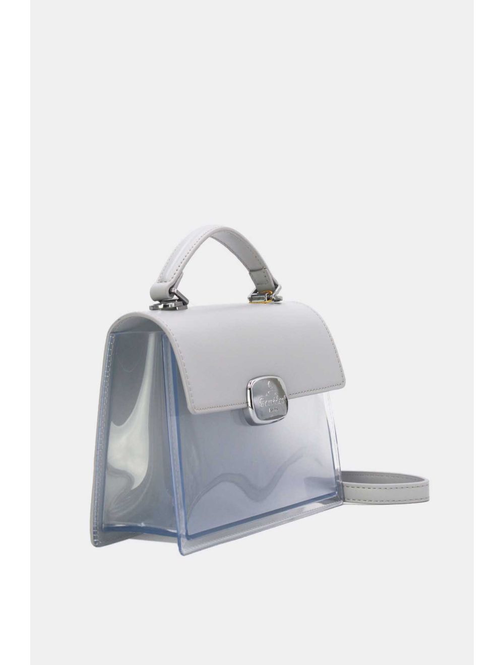 Tom&eva Petit Sac à Main Transparent 24P-6062-Gris