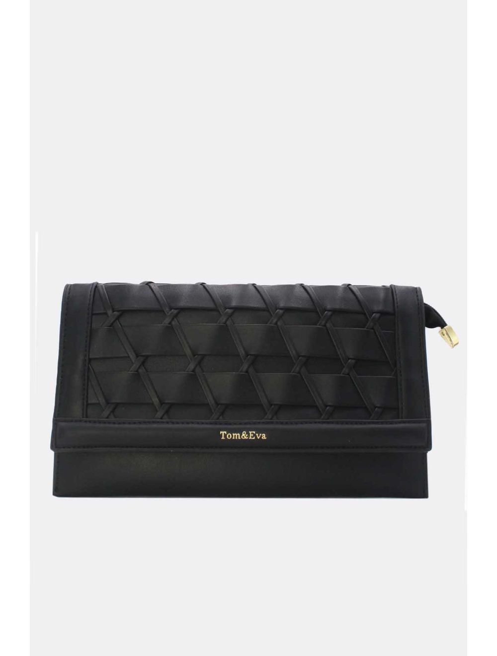 Tom&eva Pochette Bandoulière Tressé 24P-6122-Noir