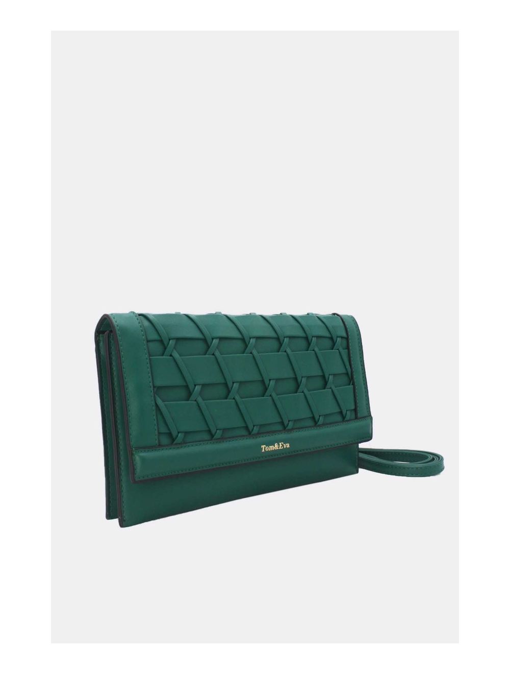 Tom&eva Pochette Bandoulière Tressé 24P-6122-Vert