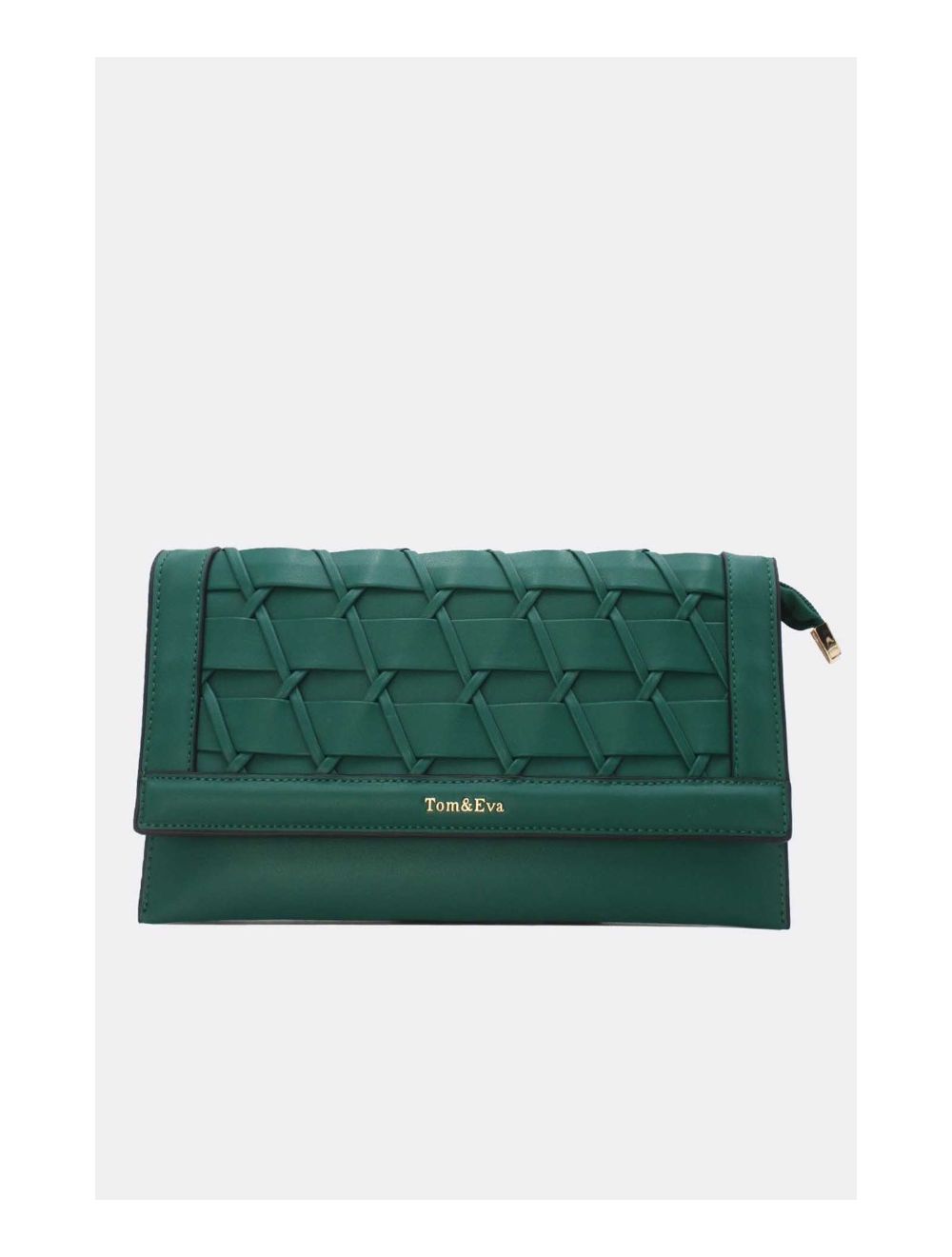 tom&eva Pochette Bandoulière Tressé 24P-6122-Vert
