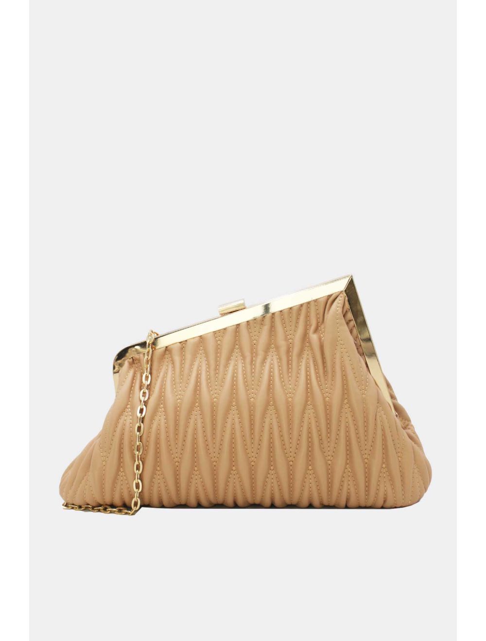 Tom&eva Pochette Biface Matelassé-22C-5552-Abricot