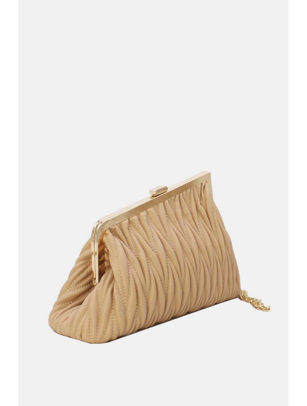 Tom&eva Pochette Biface Matelassé-22C-5552-Abricot