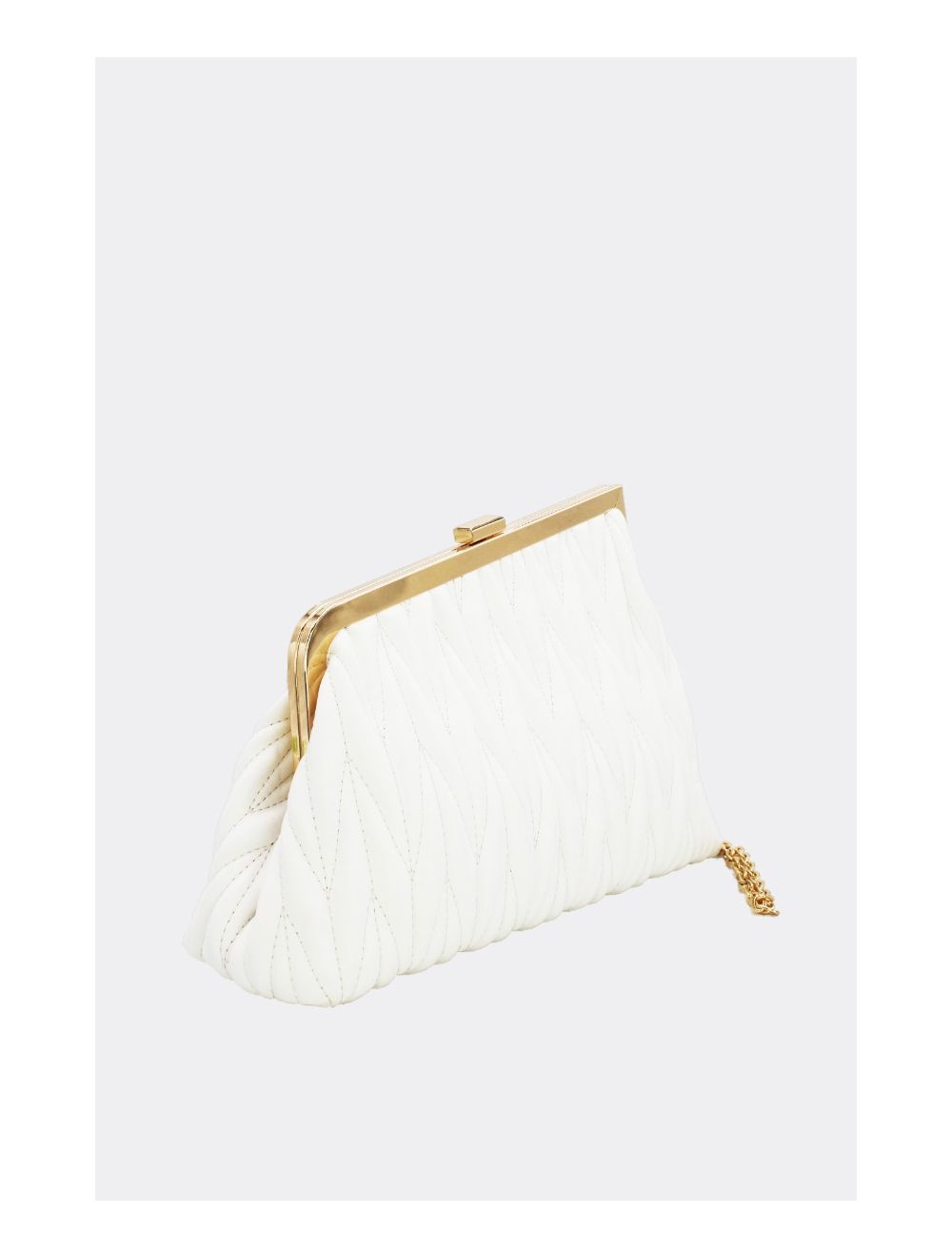 Tom&eva Pochette Biface Matelassé-22C-5552-Blanc
