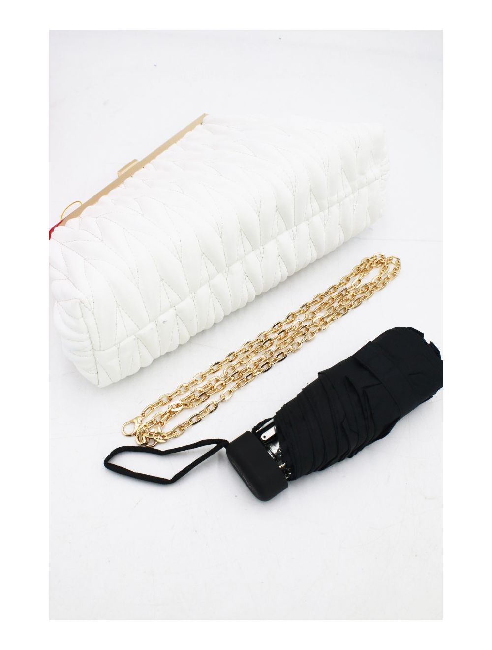 Tom&eva Pochette Biface Matelassé-22C-5552-Blanc