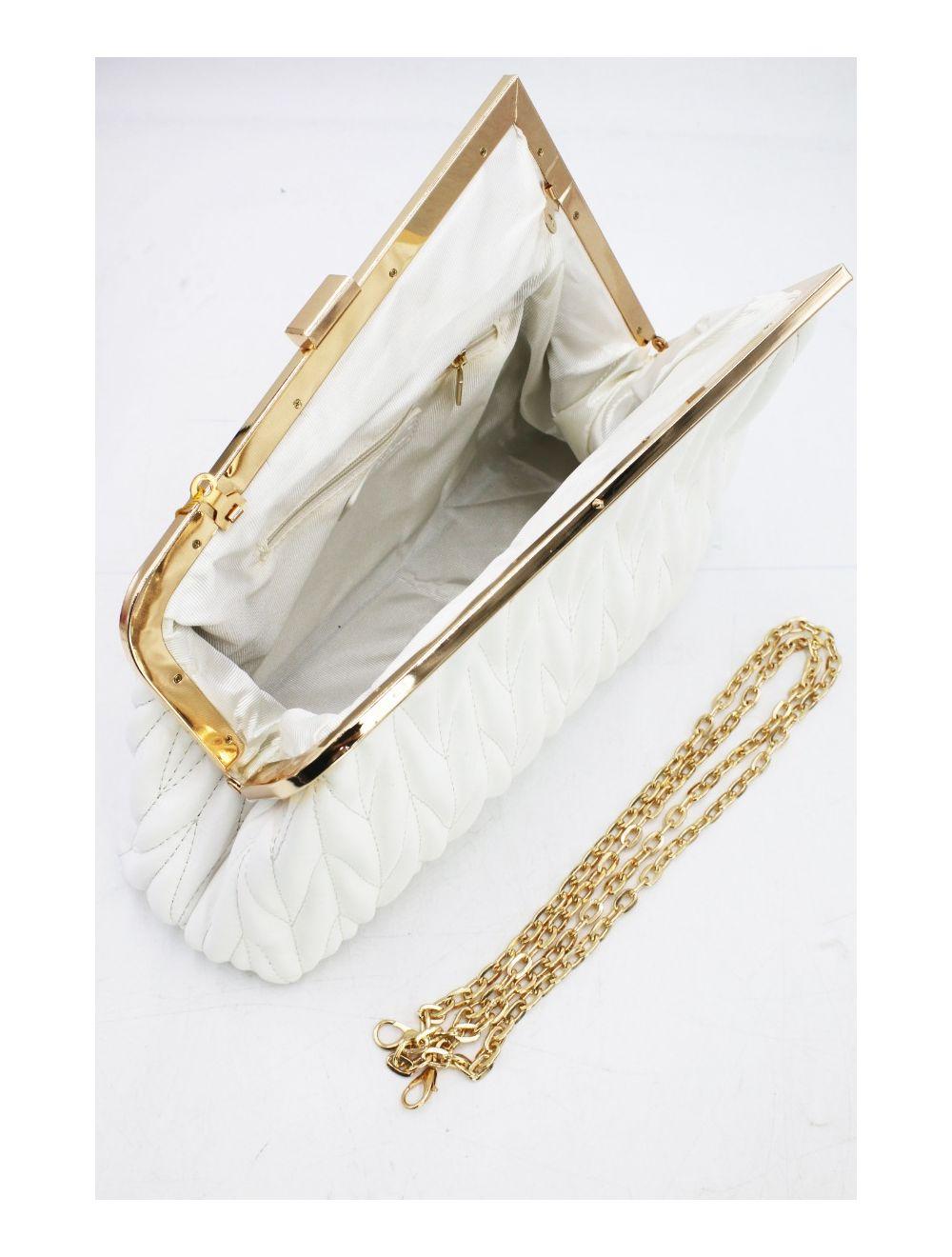 Tom&eva Pochette Biface Matelassé-22C-5552-Blanc