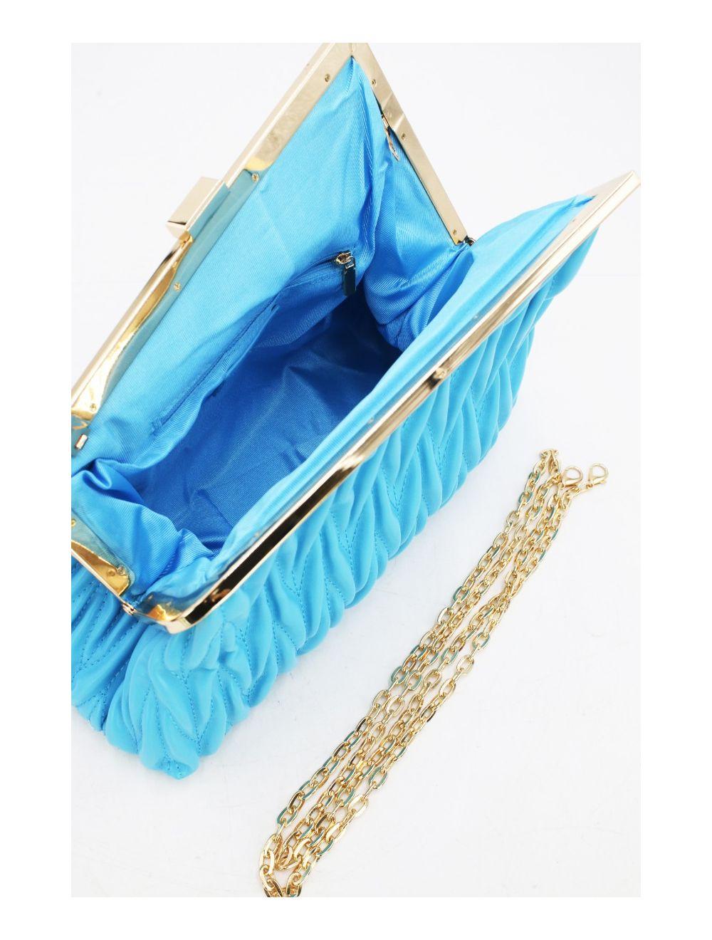 Tom&eva Pochette Biface Matelassé-22C-5552-Bleu
