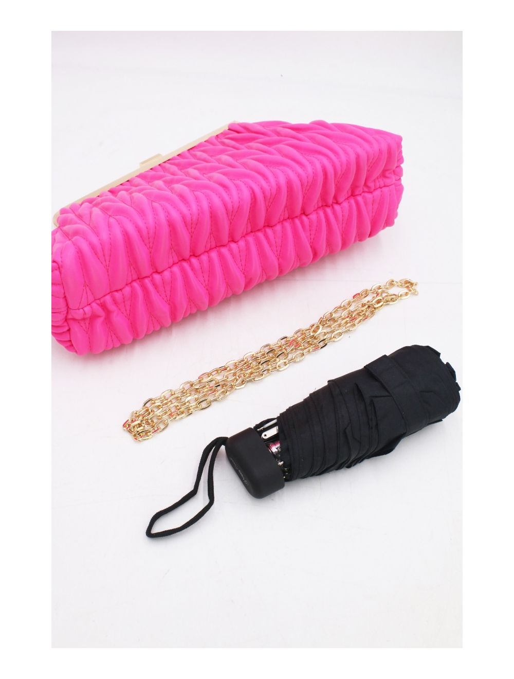 Tom&eva Pochette Biface Matelassé-22C-5552-Rose
