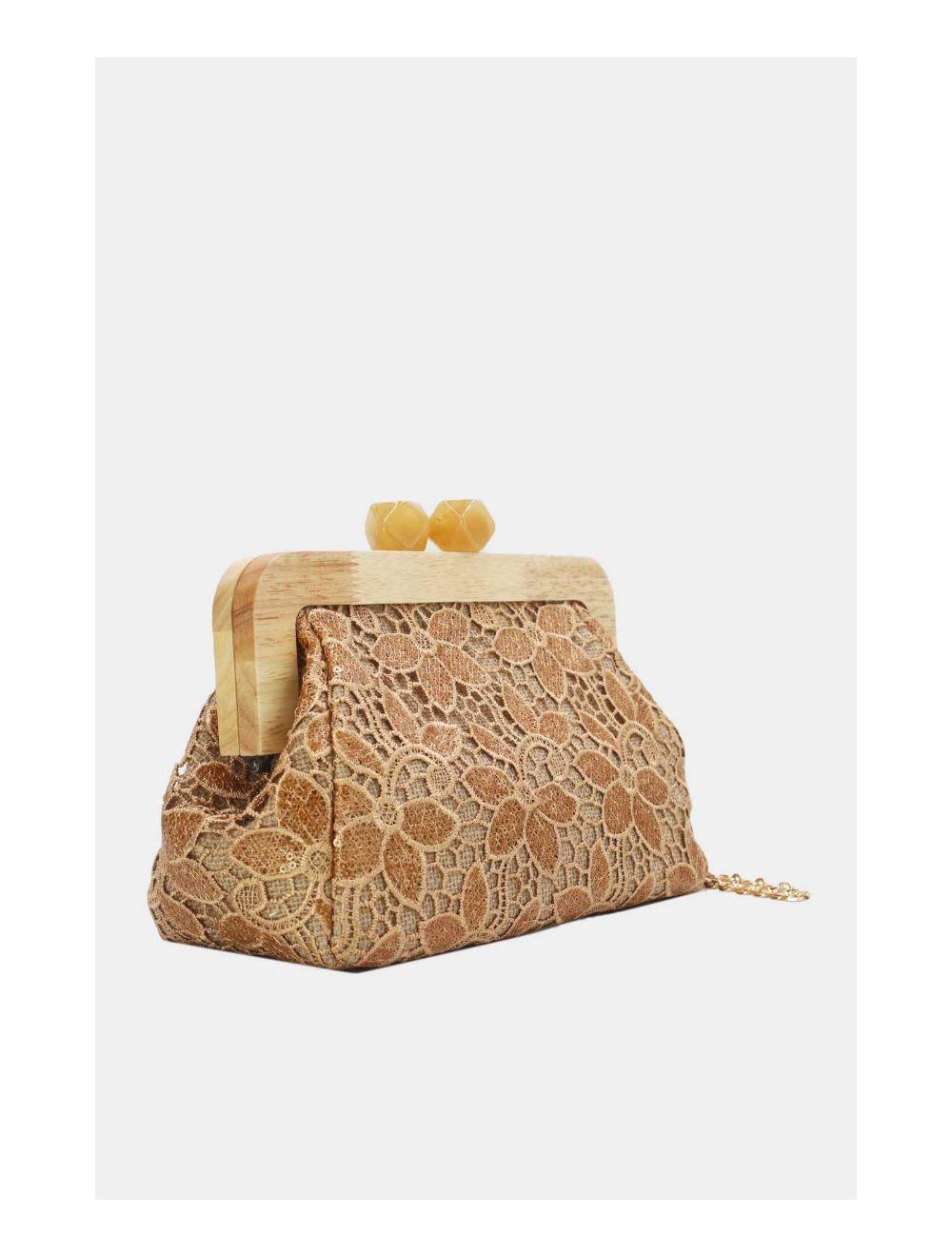 Tom&eva Pochette Brodée Vintage 24B-5986-Abricot