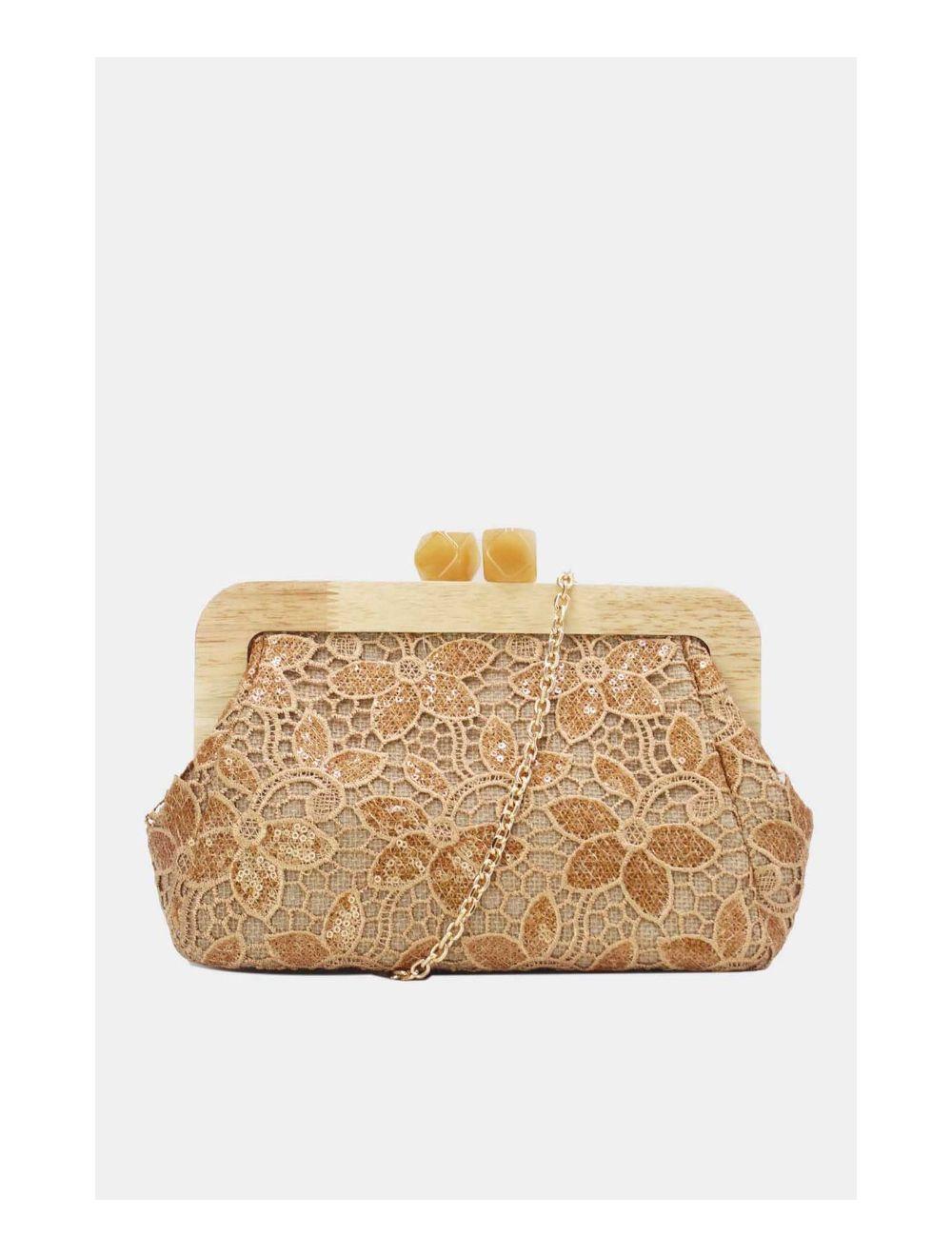 tom&eva Pochette Brodée Vintage 24B-5986-Abricot