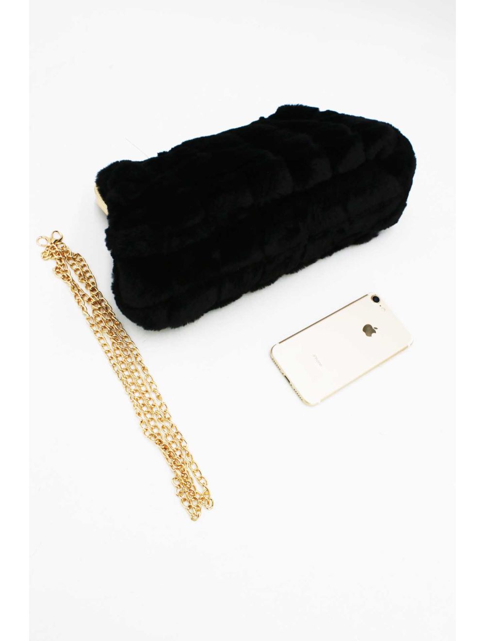 Tom&eva Pochette Fourrure -22P-5391-Noir