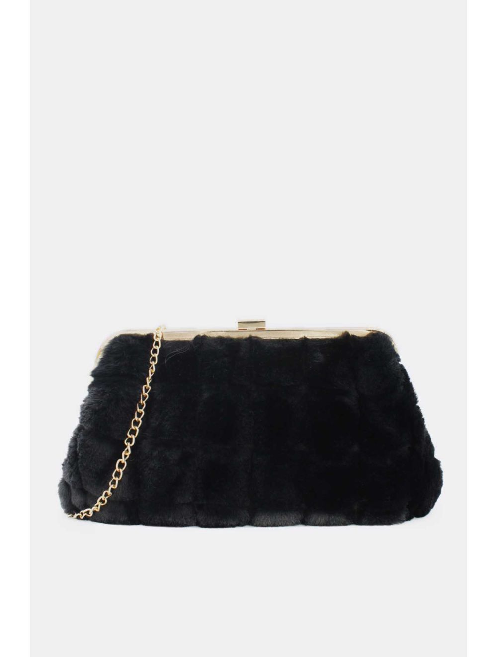 tom&eva Pochette Fourrure -22P-5391-Noir