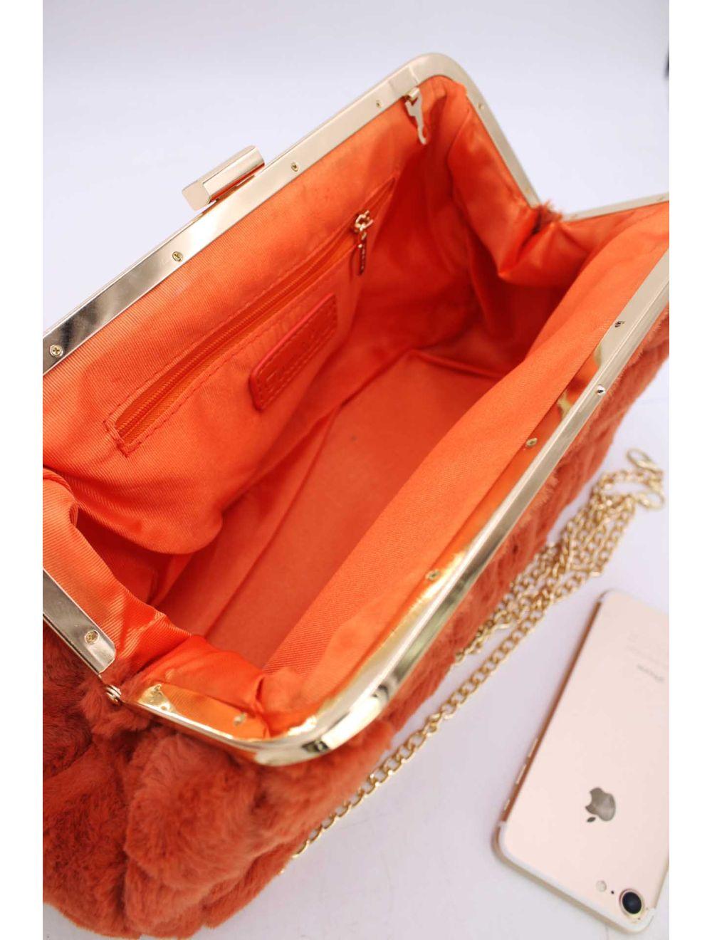 Tom&eva Pochette Fourrure -22P-5391-Orange