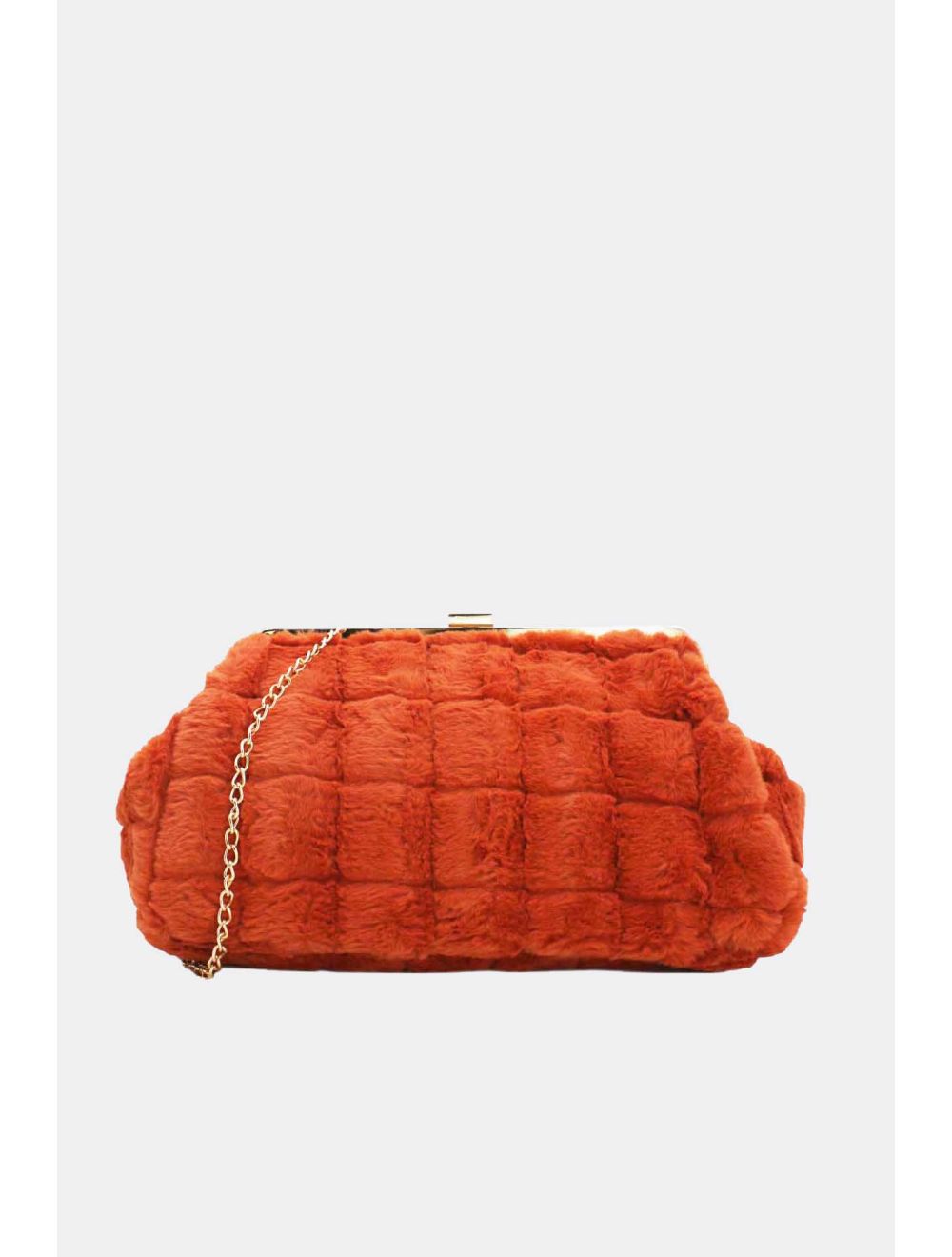 tom&eva Pochette Fourrure -22P-5391-Orange