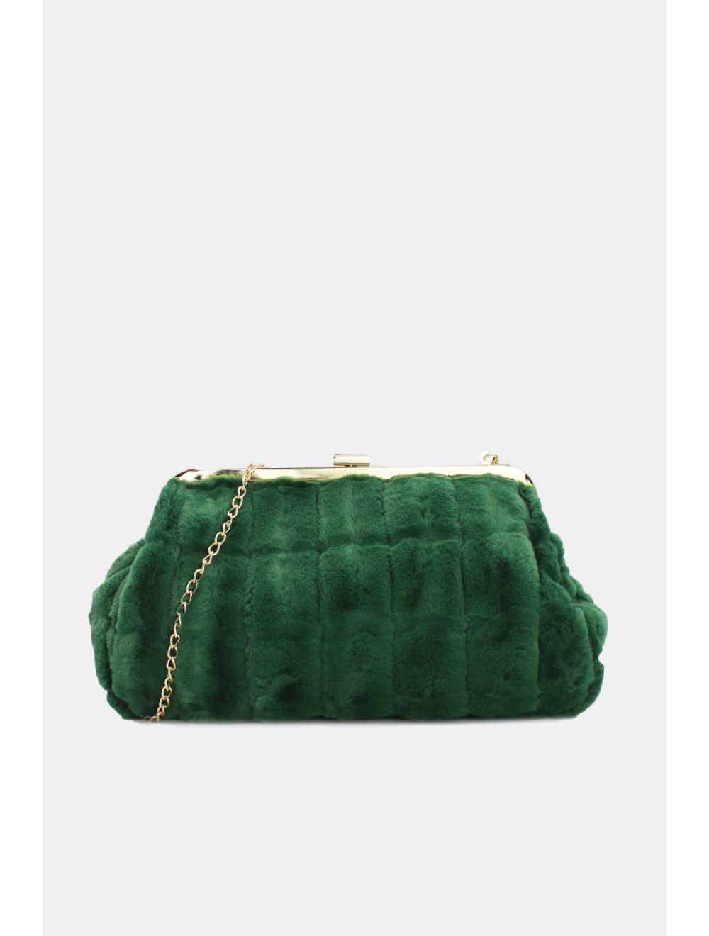 tom&eva Pochette Fourrure -22P-5391-Vert