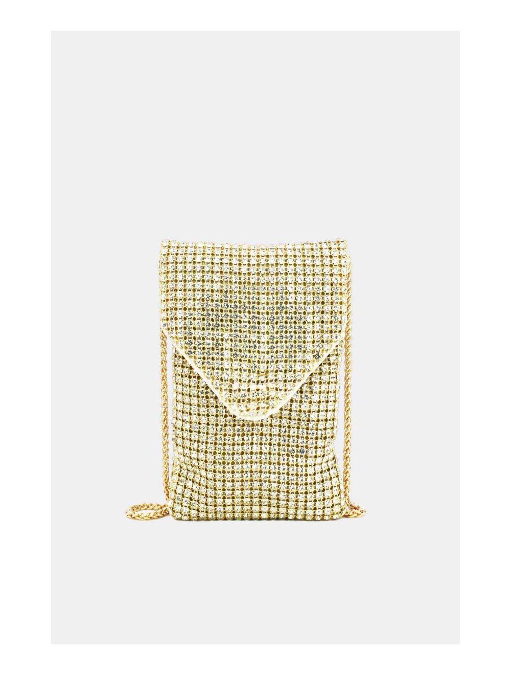 tom&eva Pochette Soirée Avec Strasse -22P-5602-Doré