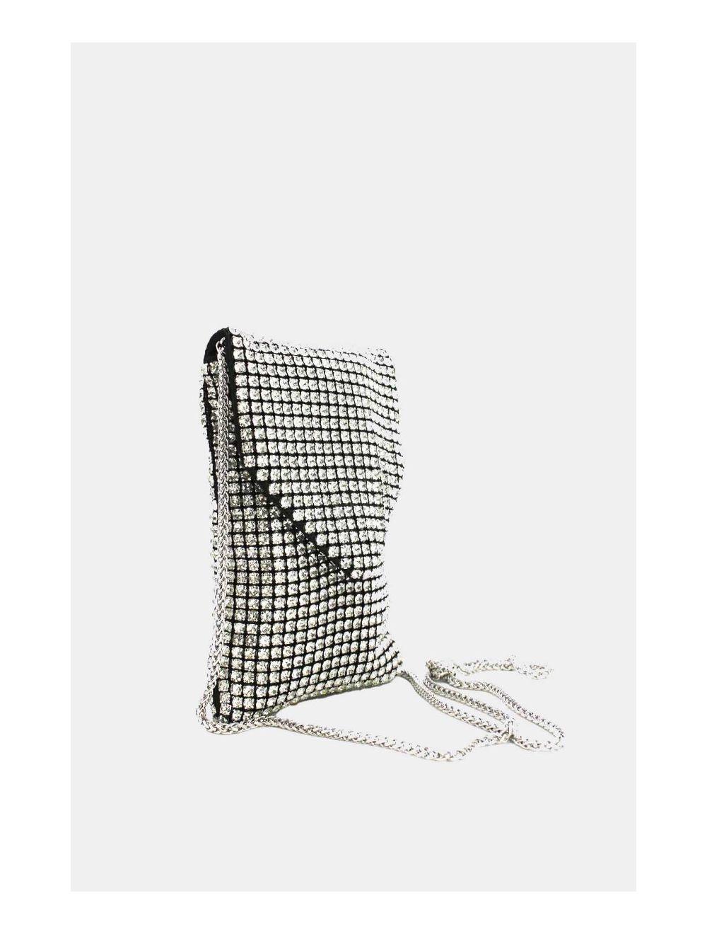 Tom&eva Pochette Soirée Avec Strasse -22P-5602-Noir