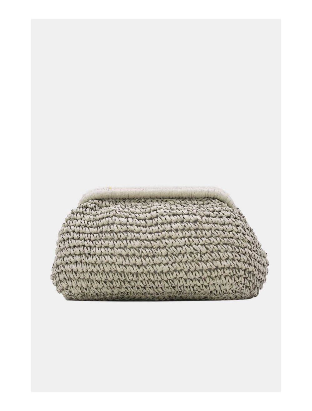 Tom&eva Pochette Structure En Paille 24P-6069-Gris