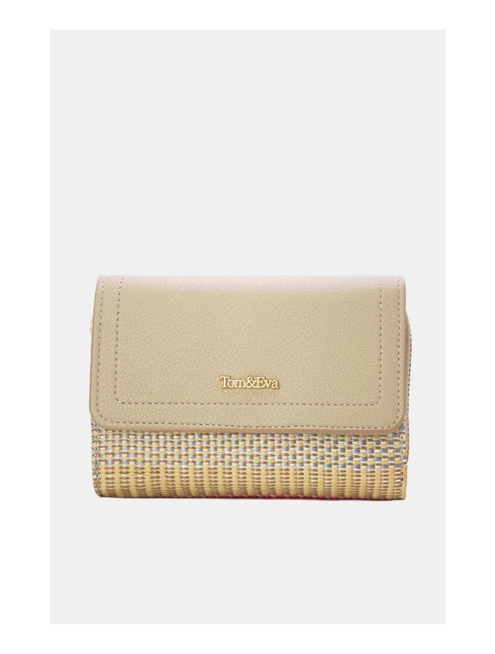 Tom&eva Portefeuille Femme Tressé 24P-5979-Abricot