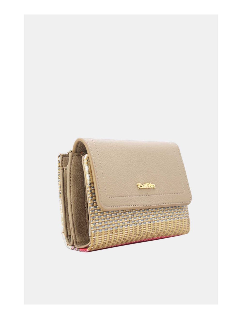 Tom&eva Portefeuille Femme Tressé 24P-5979-Abricot