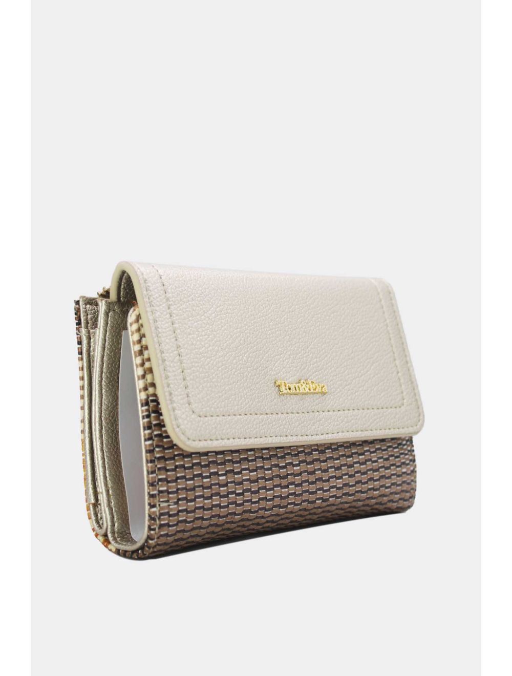 Tom&eva Portefeuille Femme Tressé 24P-5979-Dorée