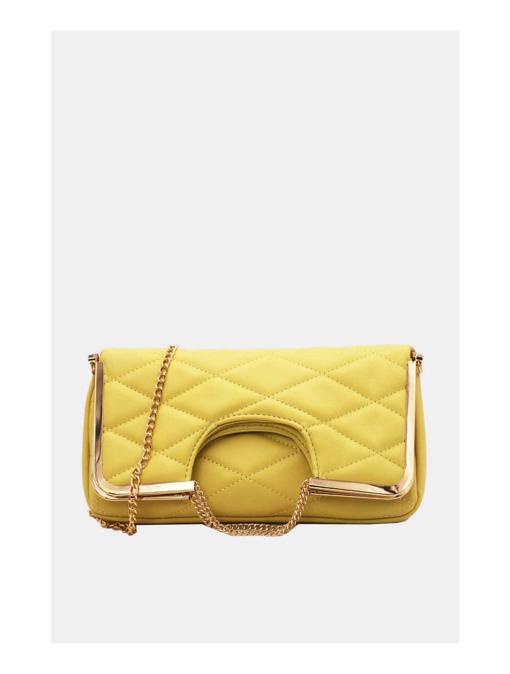 Tom&eva Sac à Bandoulière Matelassé-23P-5817-Jaune