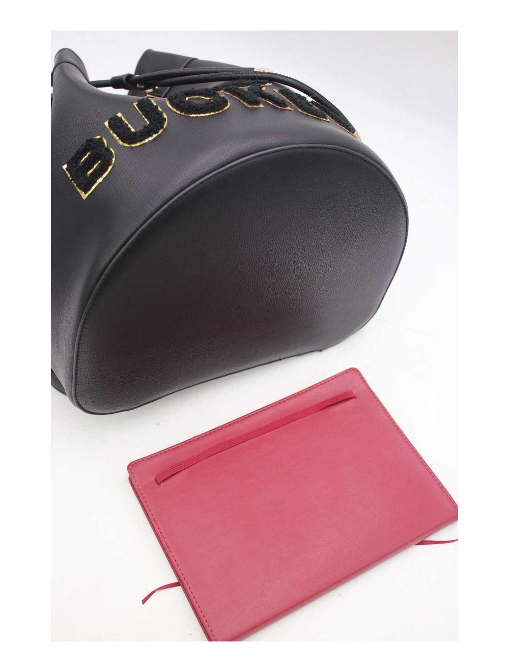 tom&eva Sac à Dos Bucket-24B-5857-Noir