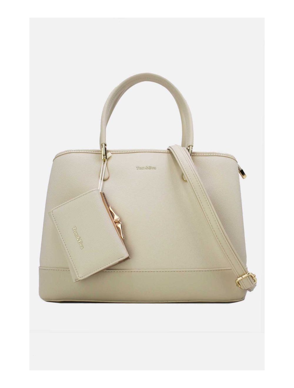 Tom&eva Sac à Main 2-in-1 Classique 24B-6123-Crème