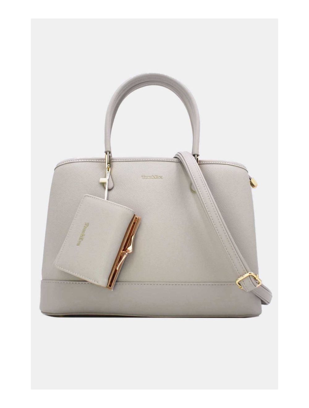 Tom&eva Sac à Main 2-in-1 Classique 24B-6123-Gris