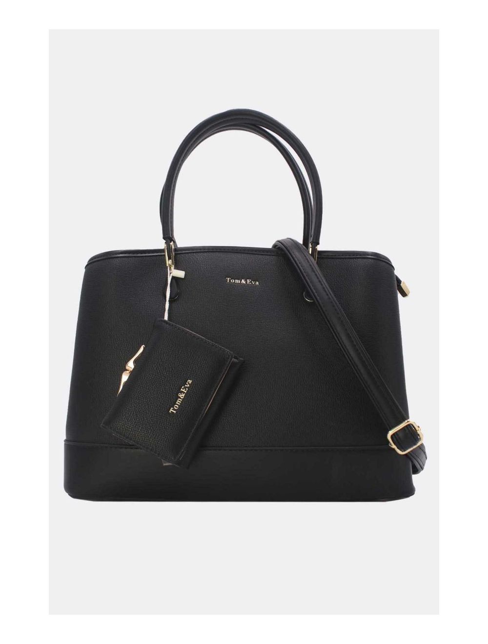 Tom&eva Sac à Main 2-in-1 Classique 24B-6123-Noir