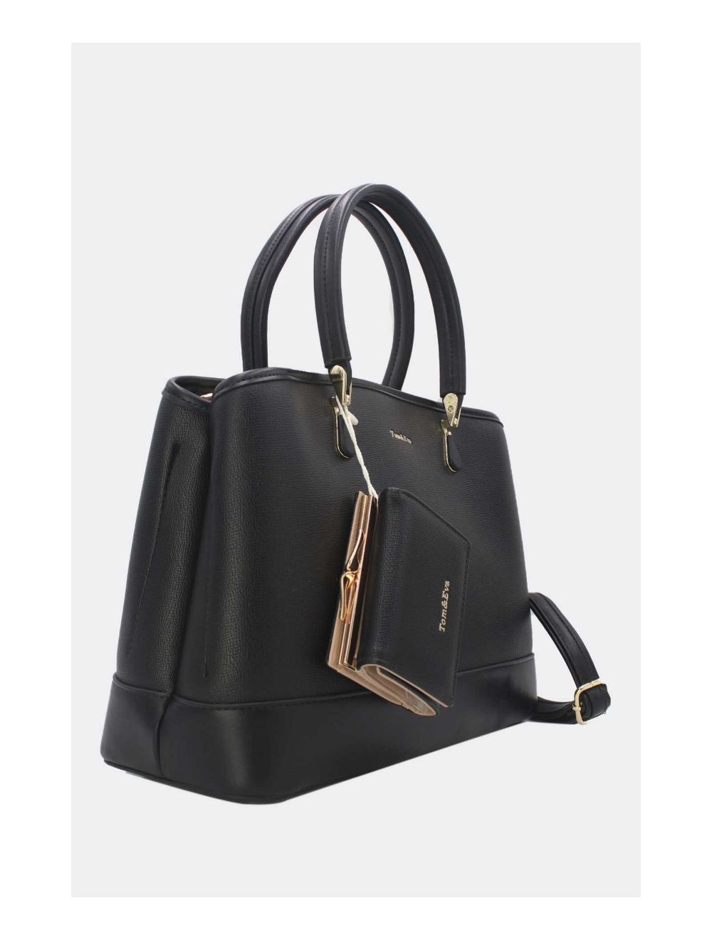 Tom&eva Sac à Main 2-in-1 Classique 24B-6123-Noir