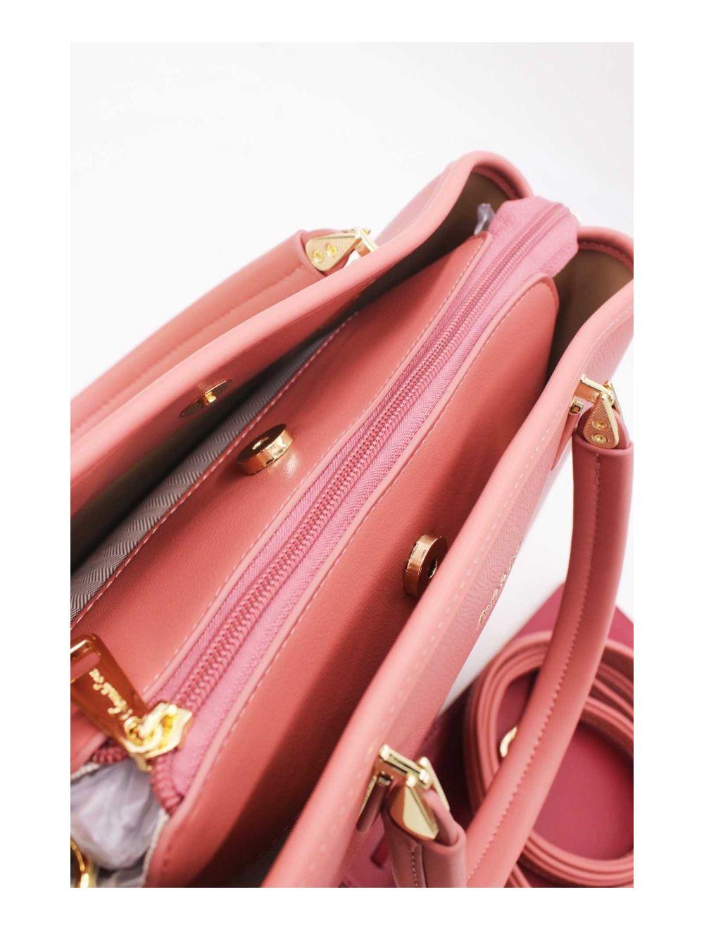 tom&eva Sac à Main 2-in-1 Classique 24B-6123-Pink