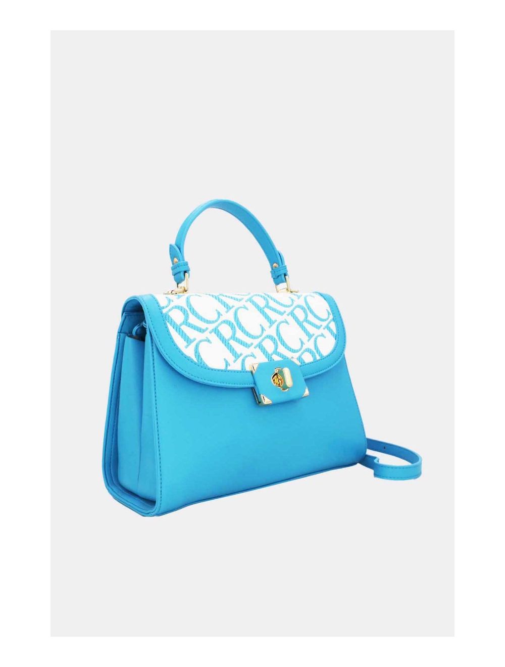 Tom&eva Sac à Main à Rabat Bordure-22B-5525-Blue