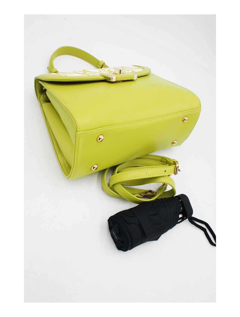 tom&eva Sac à Main à Rabat Bordure-22B-5525-Green