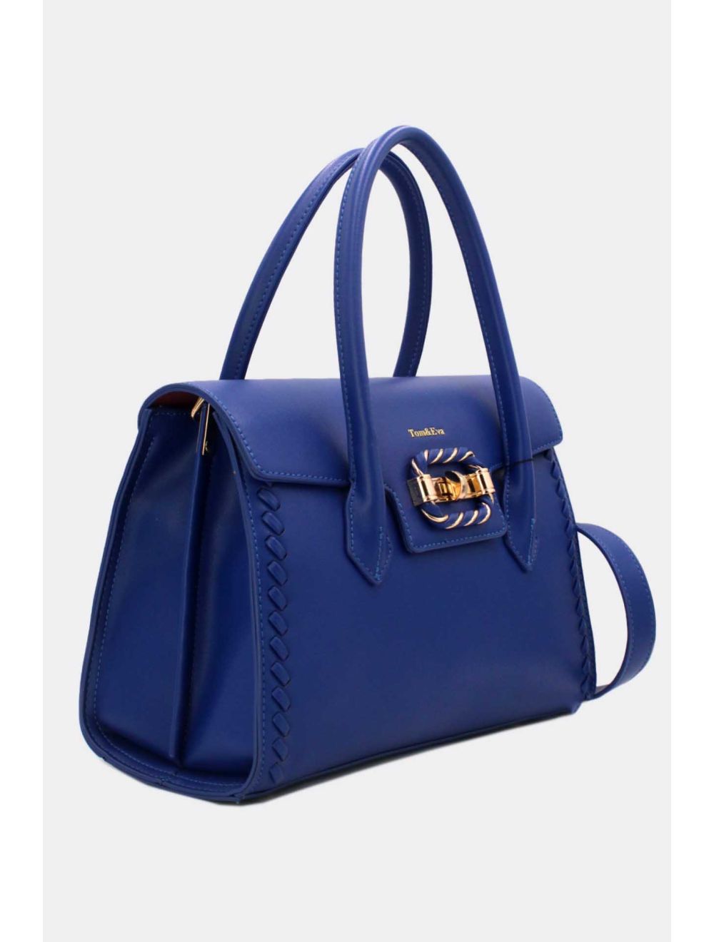 Tom&eva Sac à Main à Rabat Chic-24B-5899-Bleu