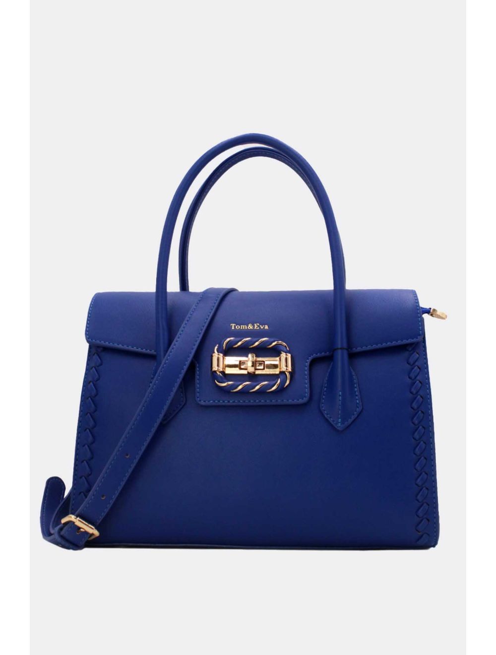 Tom&eva Sac à Main à Rabat Chic-24B-5899-Bleu