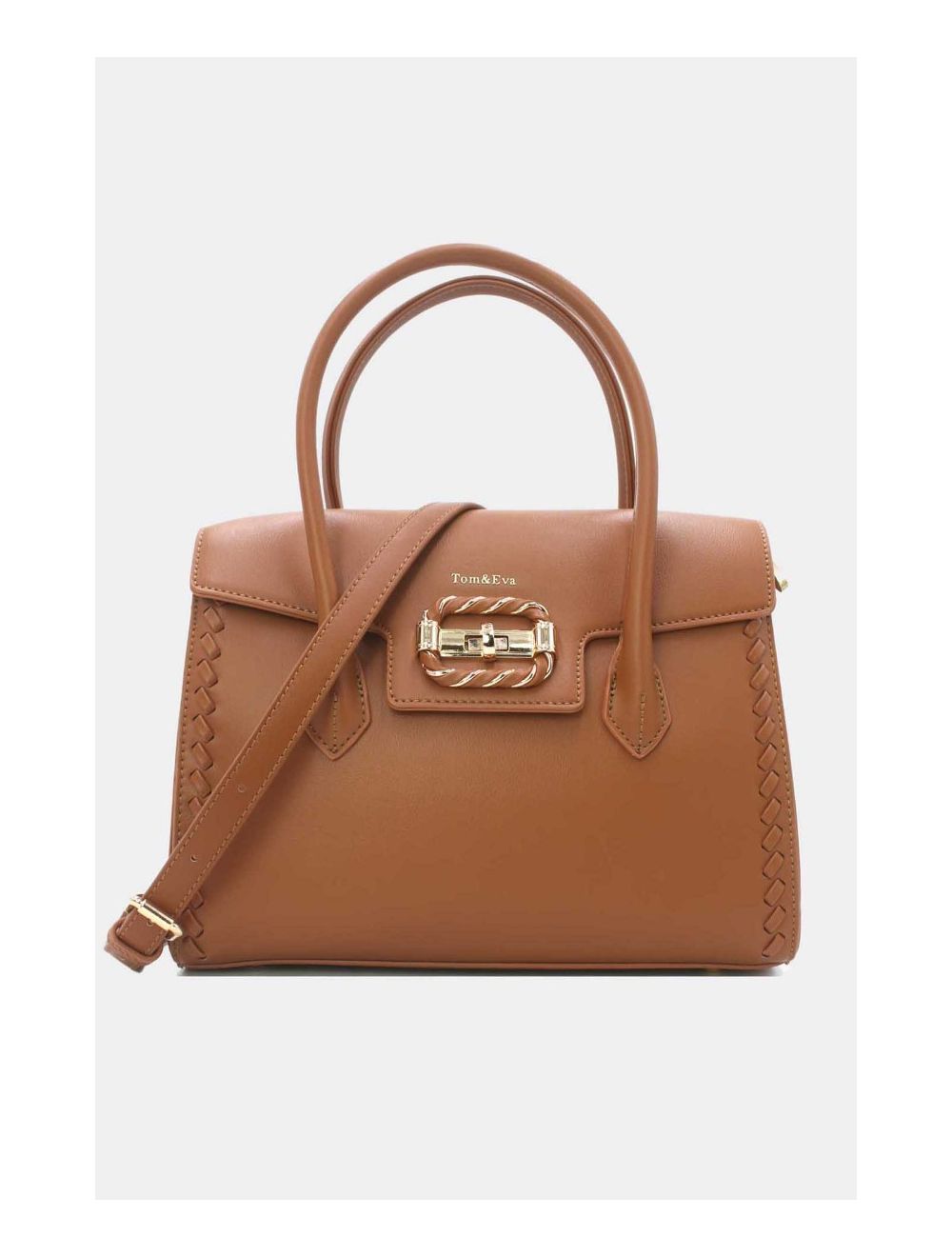 Tom&eva Sac à Main à Rabat Chic-24B-5899-Marron