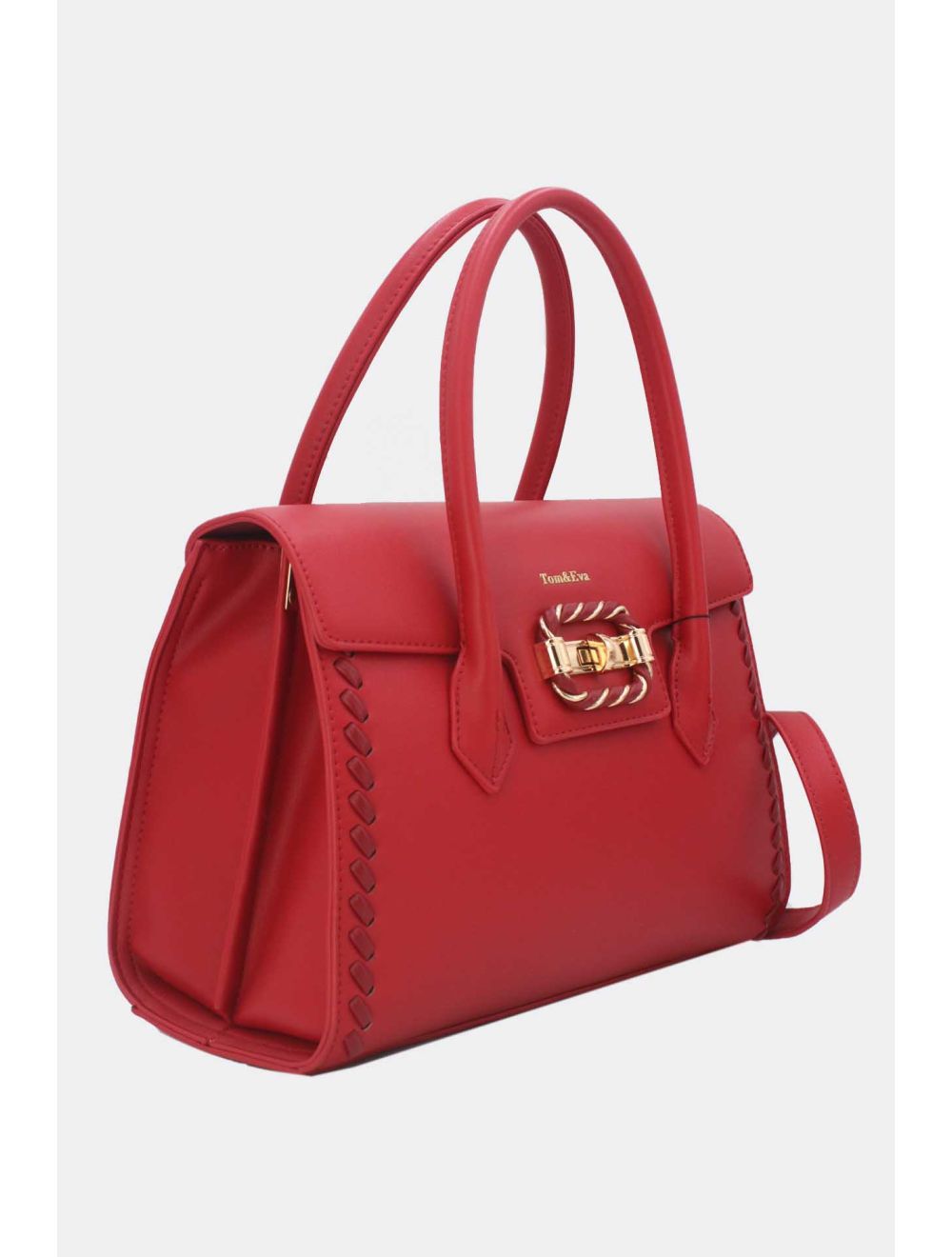 Tom&eva Sac à Main à Rabat Chic-24B-5899-Rouge