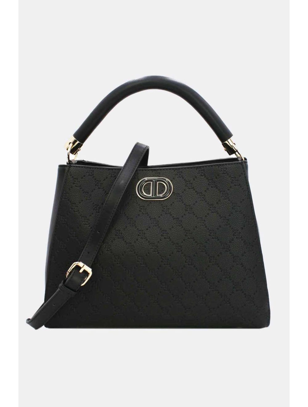 Tom&eva Sac à Main Biface Embossé 6746A-Noir