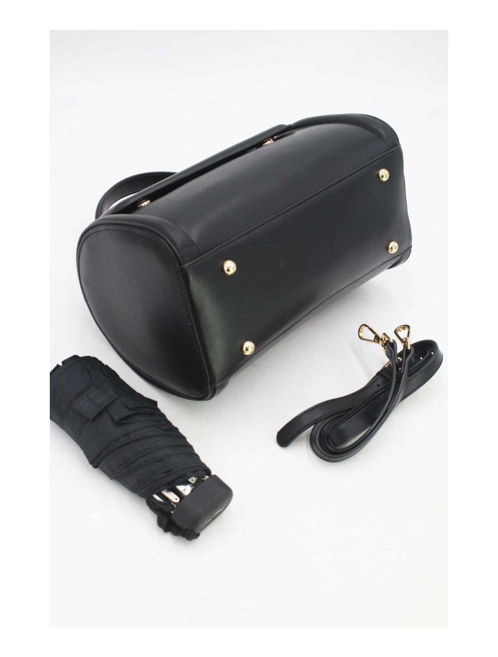 Tom&eva Sac à Main Bowling-6912-Noir