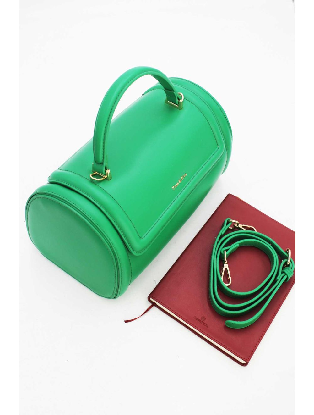 tom&eva Sac à main Bowling-6912-Vert