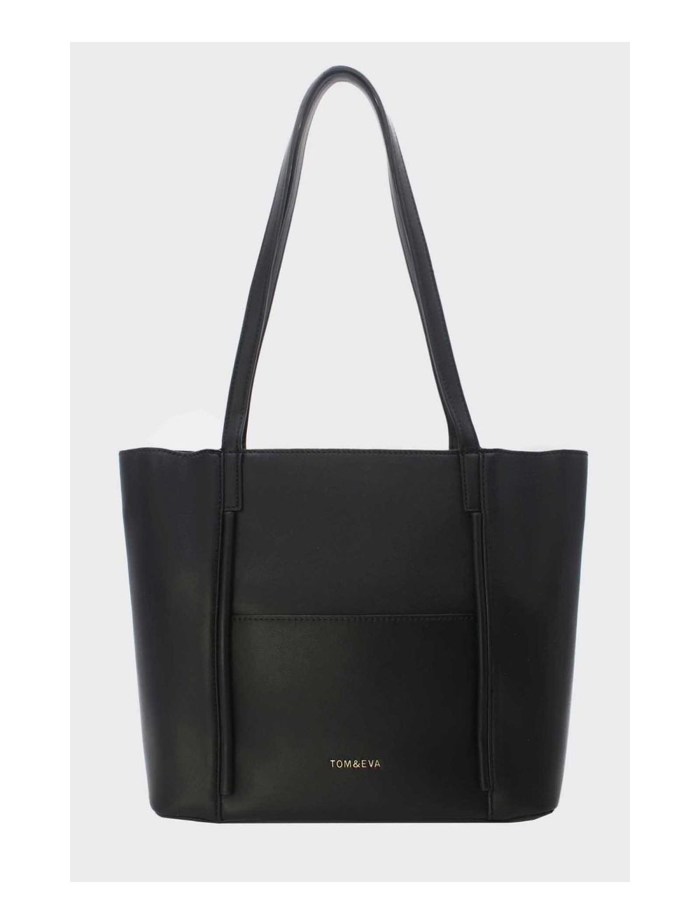 Tom&eva Sac à Main Cabas Minimaliste 23B-5845-Noir