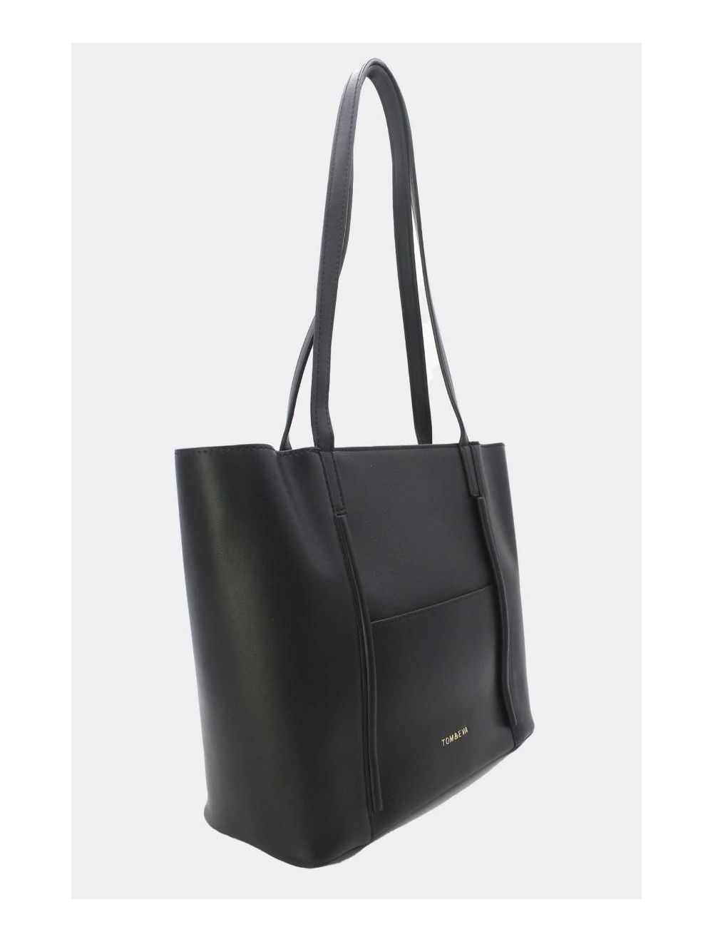 Tom&eva Sac à Main Cabas Minimaliste 23B-5845-Noir