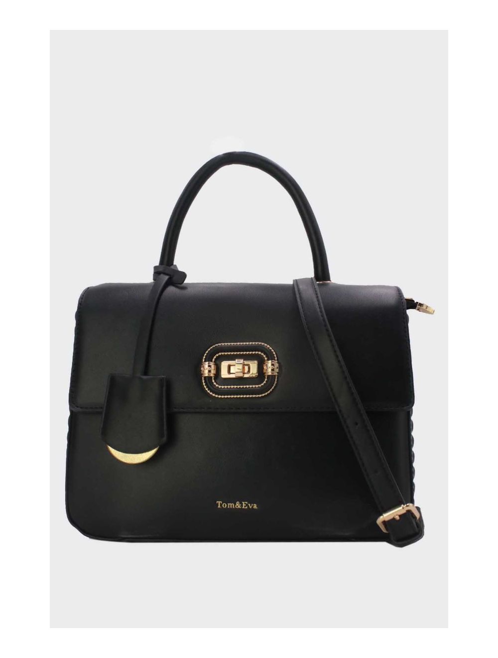 tom&eva Sac à Main Classique 24B-6054-Noir